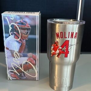 St. Louis Cardinals MLB Yadier Molina Stainless Steel Vacuum Insulated T…